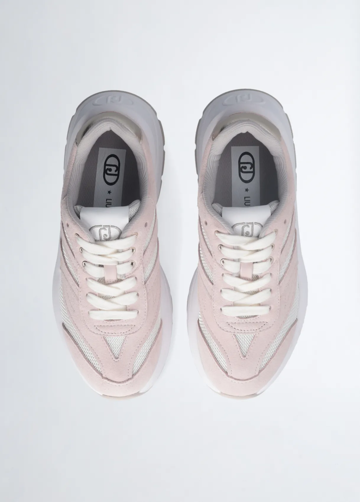 Liu Jo Sneakers en daim et maille filet brillante|Femme Sneakers