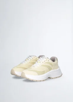 Liu Jo Sneakers en daim et maille filet brillante|Femme Sneakers