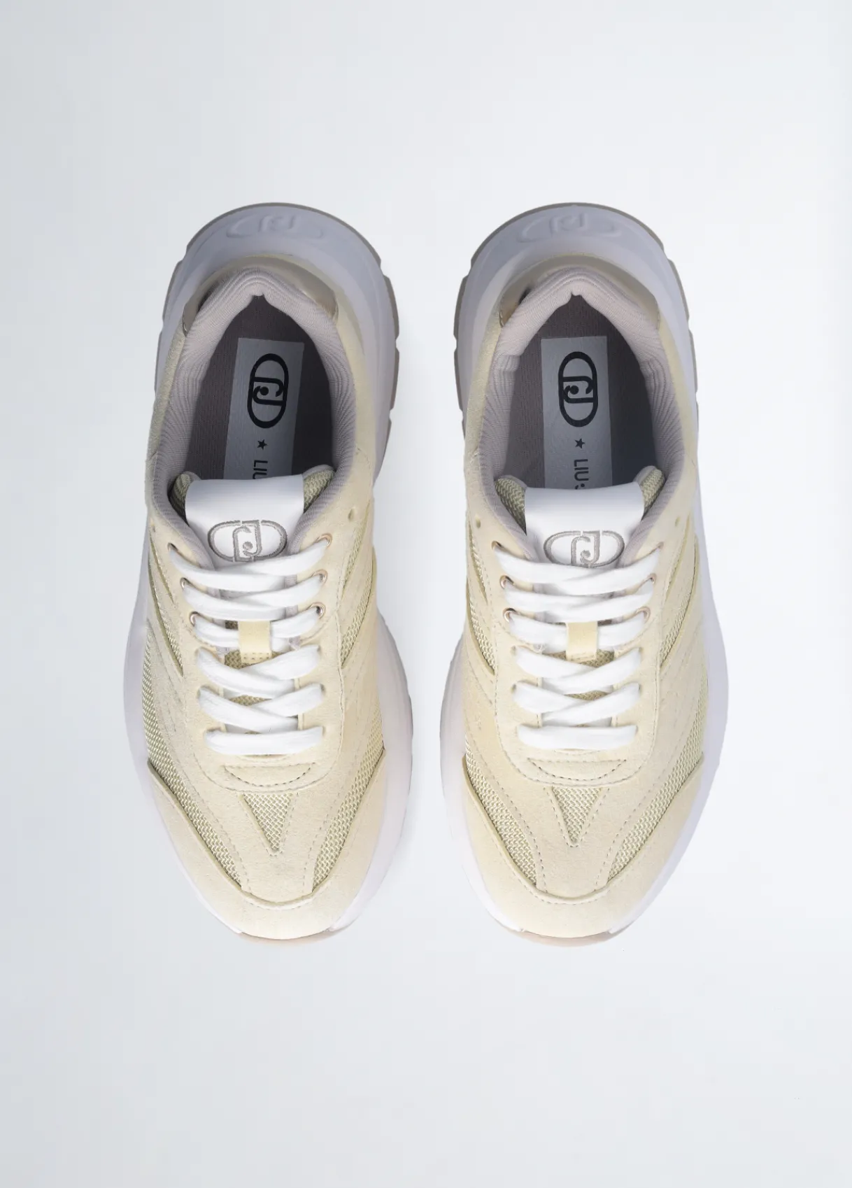Liu Jo Sneakers en daim et maille filet brillante|Femme Sneakers