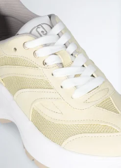 Liu Jo Sneakers en daim et maille filet brillante|Femme Sneakers