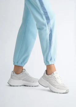 Liu Jo Sneakers en daim et maille filet brillante|Femme Sneakers