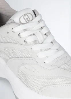 Liu Jo Sneakers en daim et maille filet brillante|Femme Sneakers