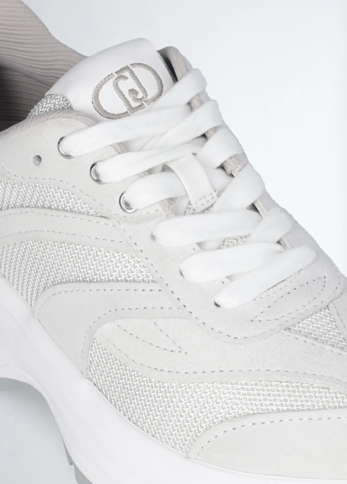 Liu Jo Sneakers en daim et maille filet brillante|Femme Sneakers
