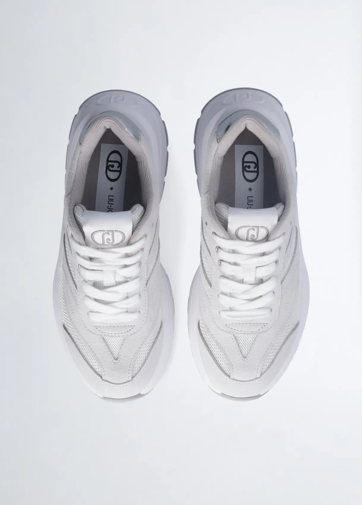Liu Jo Sneakers en daim et maille filet brillante|Femme Sneakers