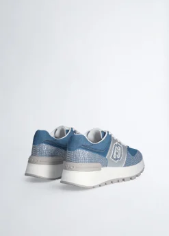 Liu Jo Sneakers en denim à strass|Femme Sneakers