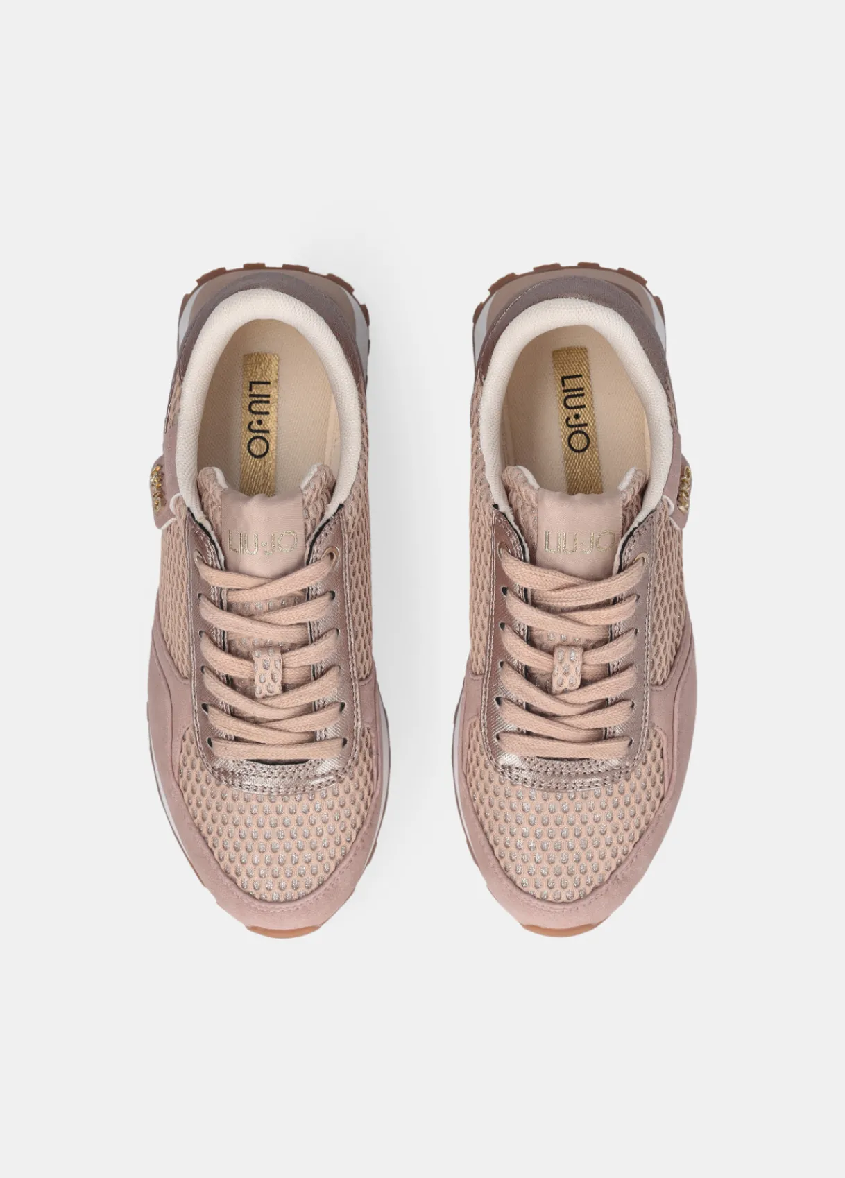 Liu Jo Sneakers en maille filet glittérée|Femme Sneakers
