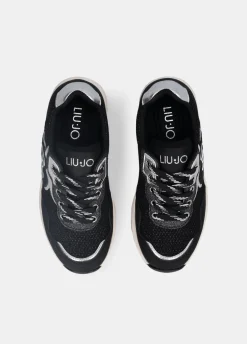 Liu Jo Sneakers en maille filet glittérée|Enfant Chaussures