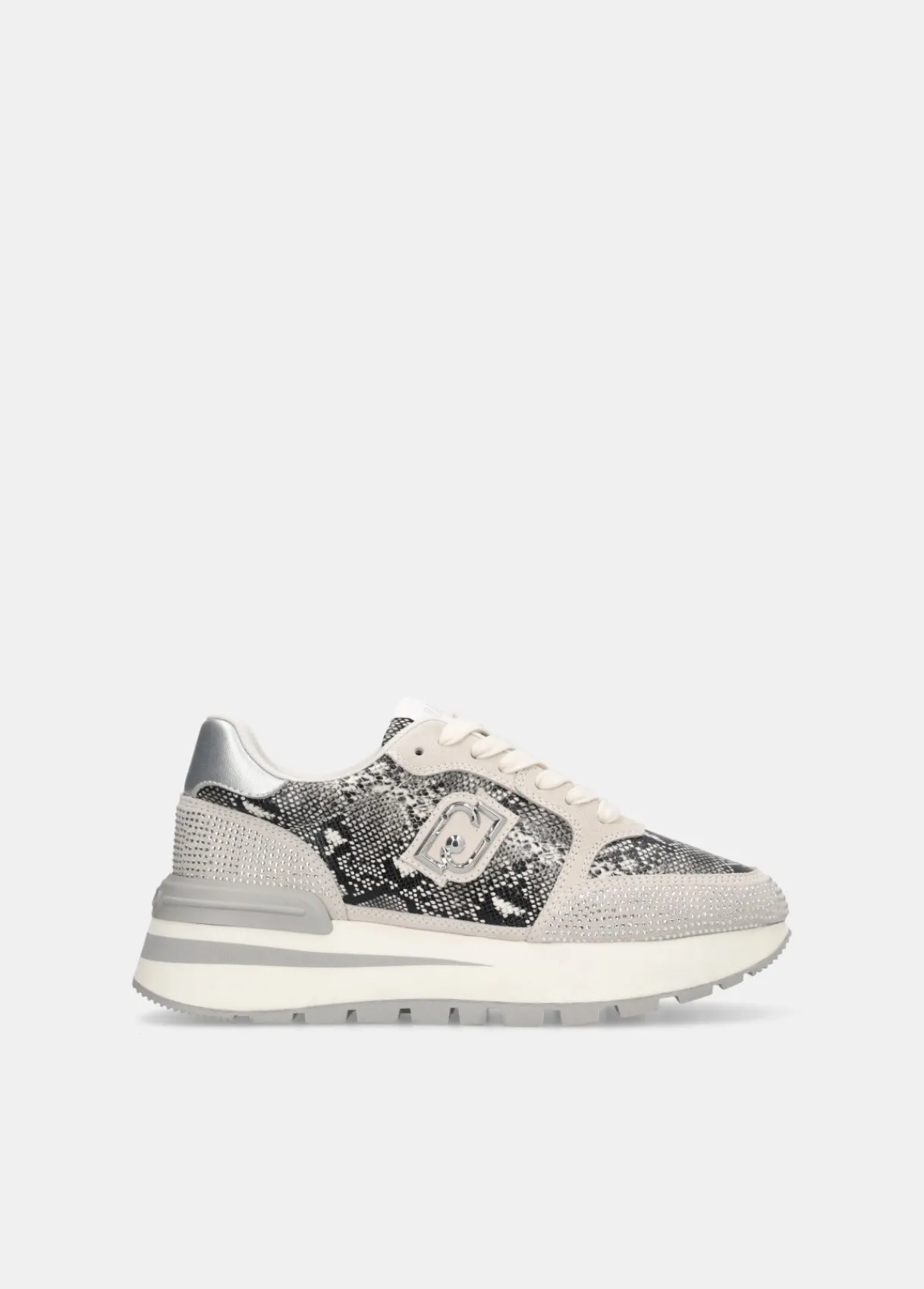 Liu Jo Sneakers en python avec strass|Femme Sneakers