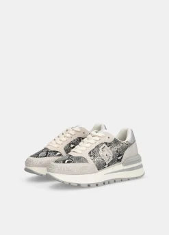 Liu Jo Sneakers en python avec strass|Femme Sneakers