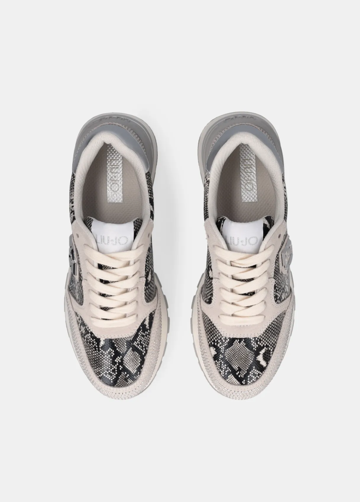 Liu Jo Sneakers en python avec strass|Femme Sneakers