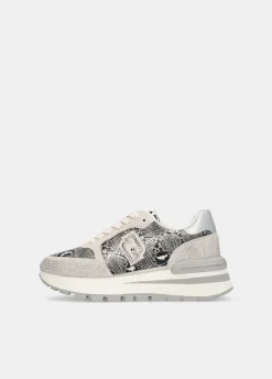 Liu Jo Sneakers en python avec strass|Femme Sneakers