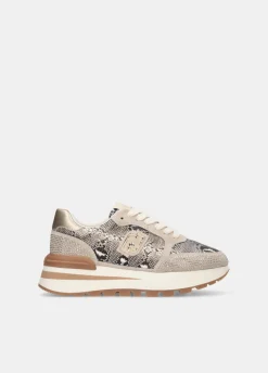 Liu Jo Sneakers en python avec strass|Femme Sneakers