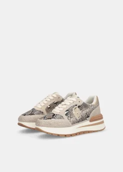 Liu Jo Sneakers en python avec strass|Femme Sneakers