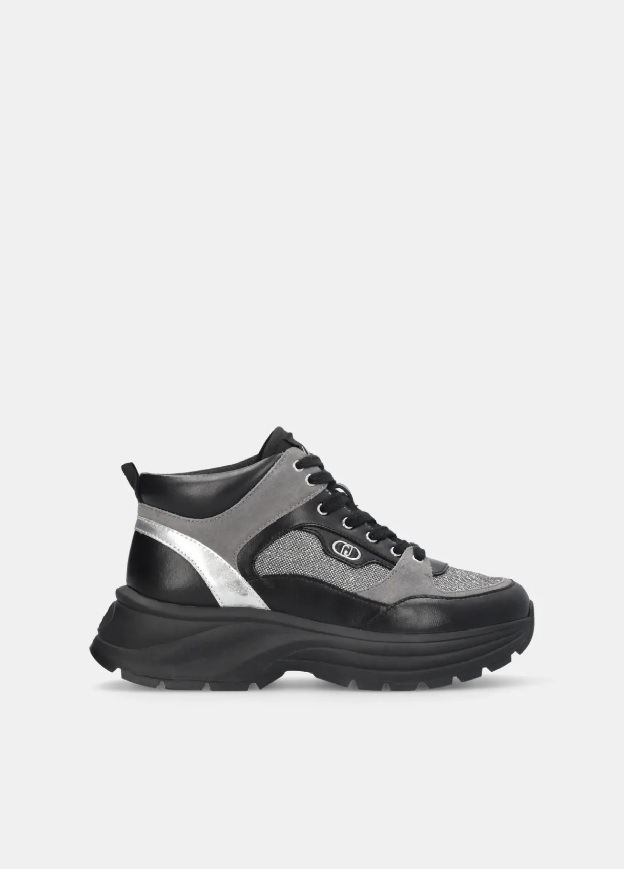 Liu Jo Sneakers mi-hautes en mesh glittéré|Femme Sneakers