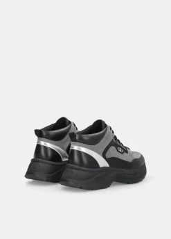 Liu Jo Sneakers mi-hautes en mesh glittéré|Femme Sneakers