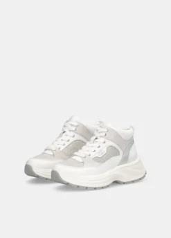 Liu Jo Sneakers mi-hautes en mesh glittéré|Femme Sneakers