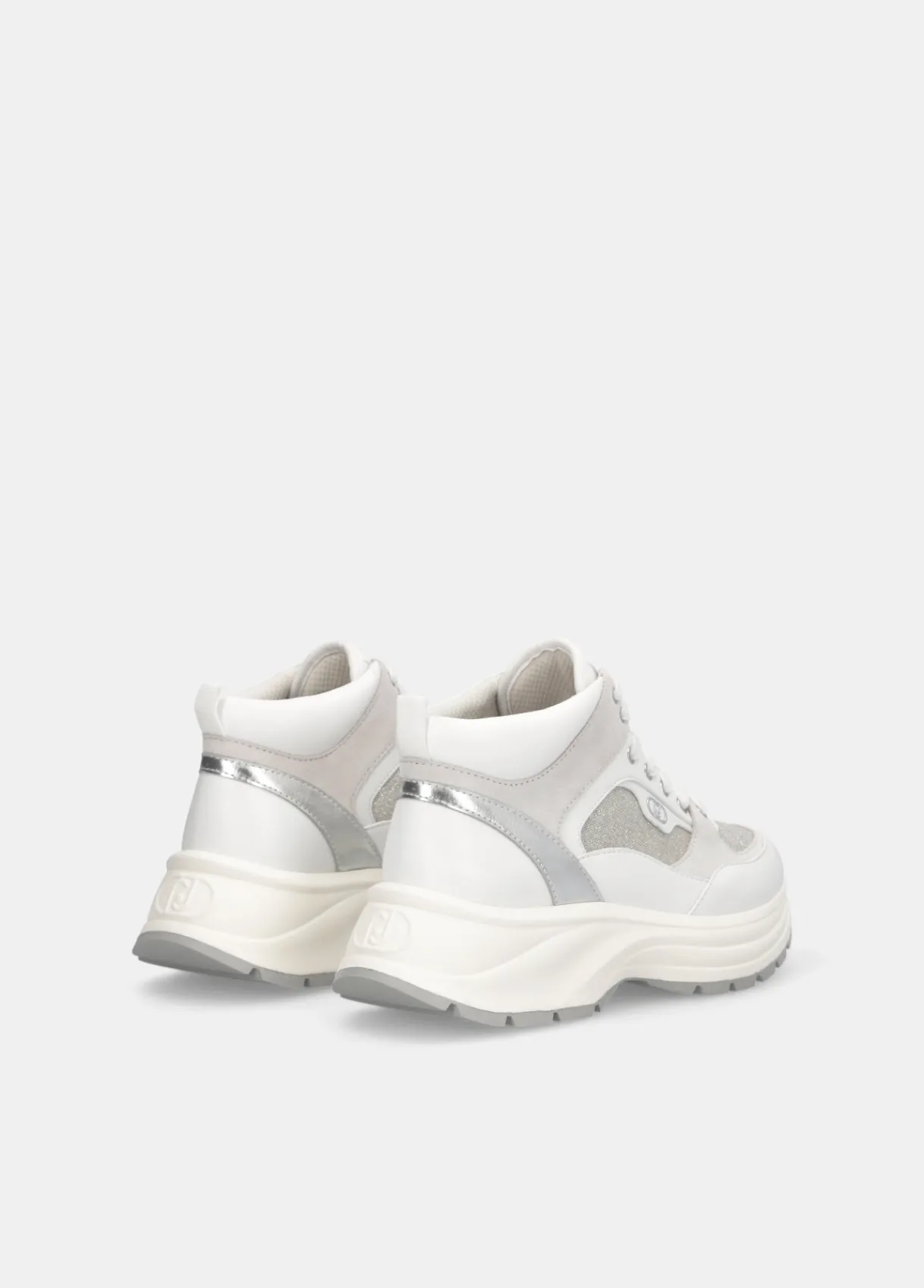 Liu Jo Sneakers mi-hautes en mesh glittéré|Femme Sneakers