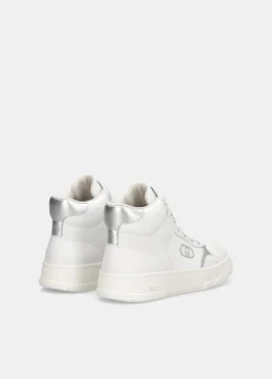 Liu Jo Sneakers modèle basket en cuir|Femme Sneakers