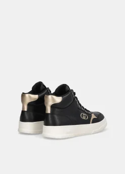Liu Jo Sneakers modèle basket en cuir|Femme Sneakers