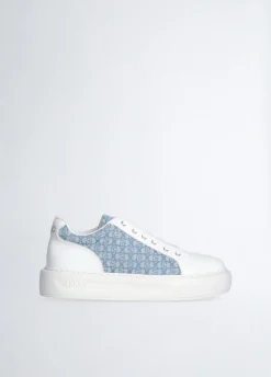 Liu Jo Sneakers monogramme en cuir|Femme Sneakers