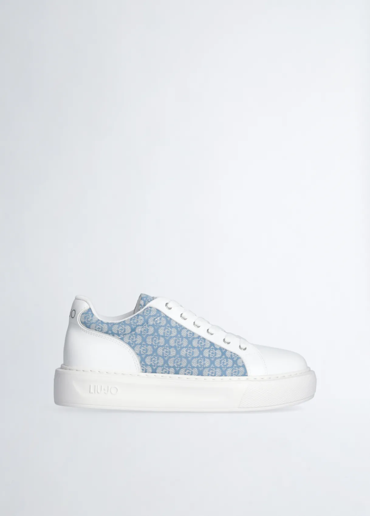 Liu Jo Sneakers monogramme en cuir|Femme Sneakers