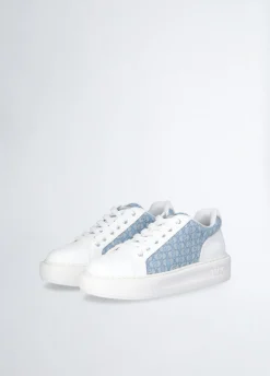 Liu Jo Sneakers monogramme en cuir|Femme Sneakers