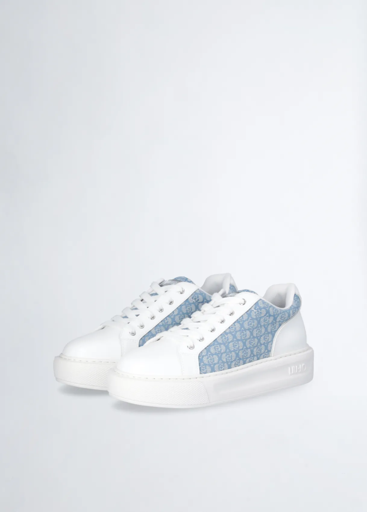 Liu Jo Sneakers monogramme en cuir|Femme Sneakers