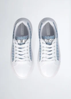 Liu Jo Sneakers monogramme en cuir|Femme Sneakers