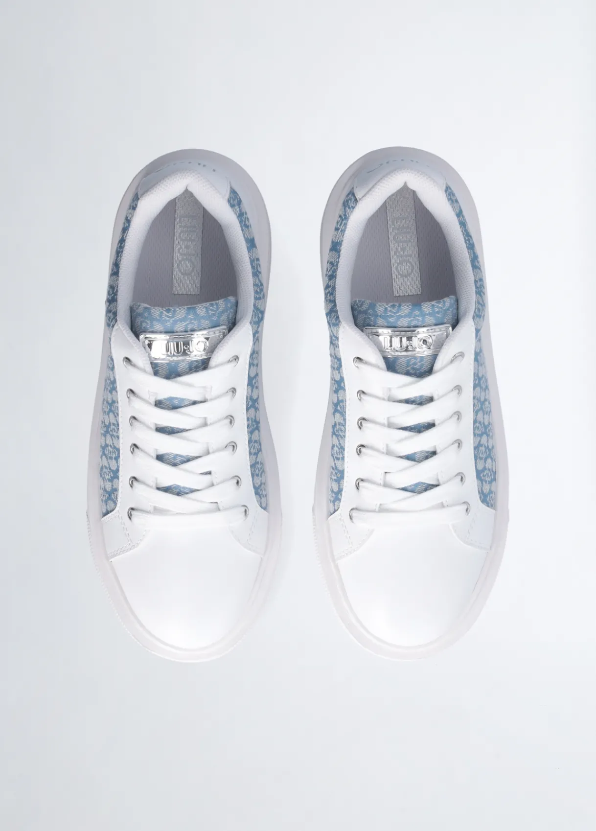 Liu Jo Sneakers monogramme en cuir|Femme Sneakers