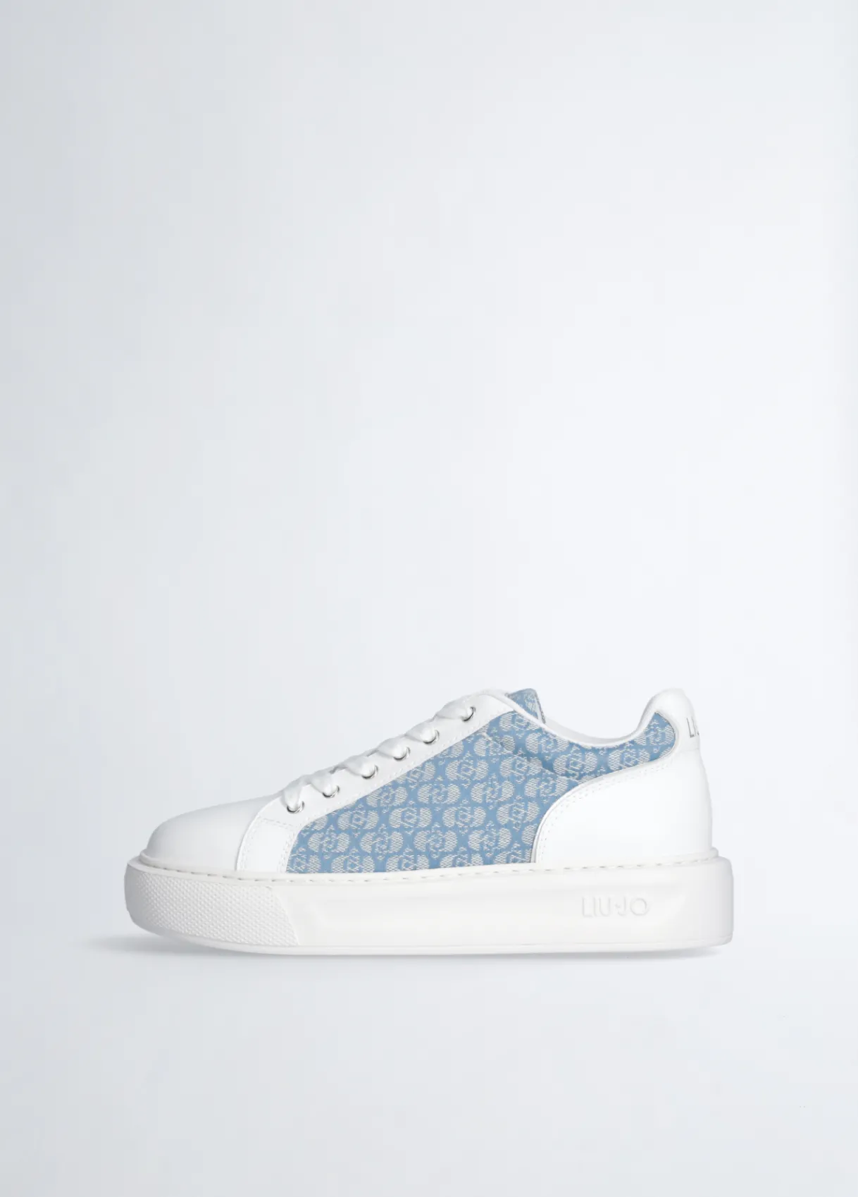 Liu Jo Sneakers monogramme en cuir|Femme Sneakers