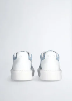 Liu Jo Sneakers monogramme en cuir|Femme Sneakers