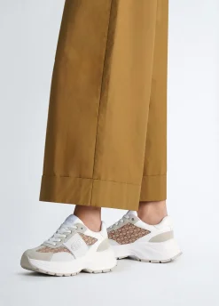 Liu Jo Sneakers monogramme en daim|Femme Sneakers