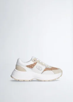 Liu Jo Sneakers monogramme en daim|Femme Sneakers