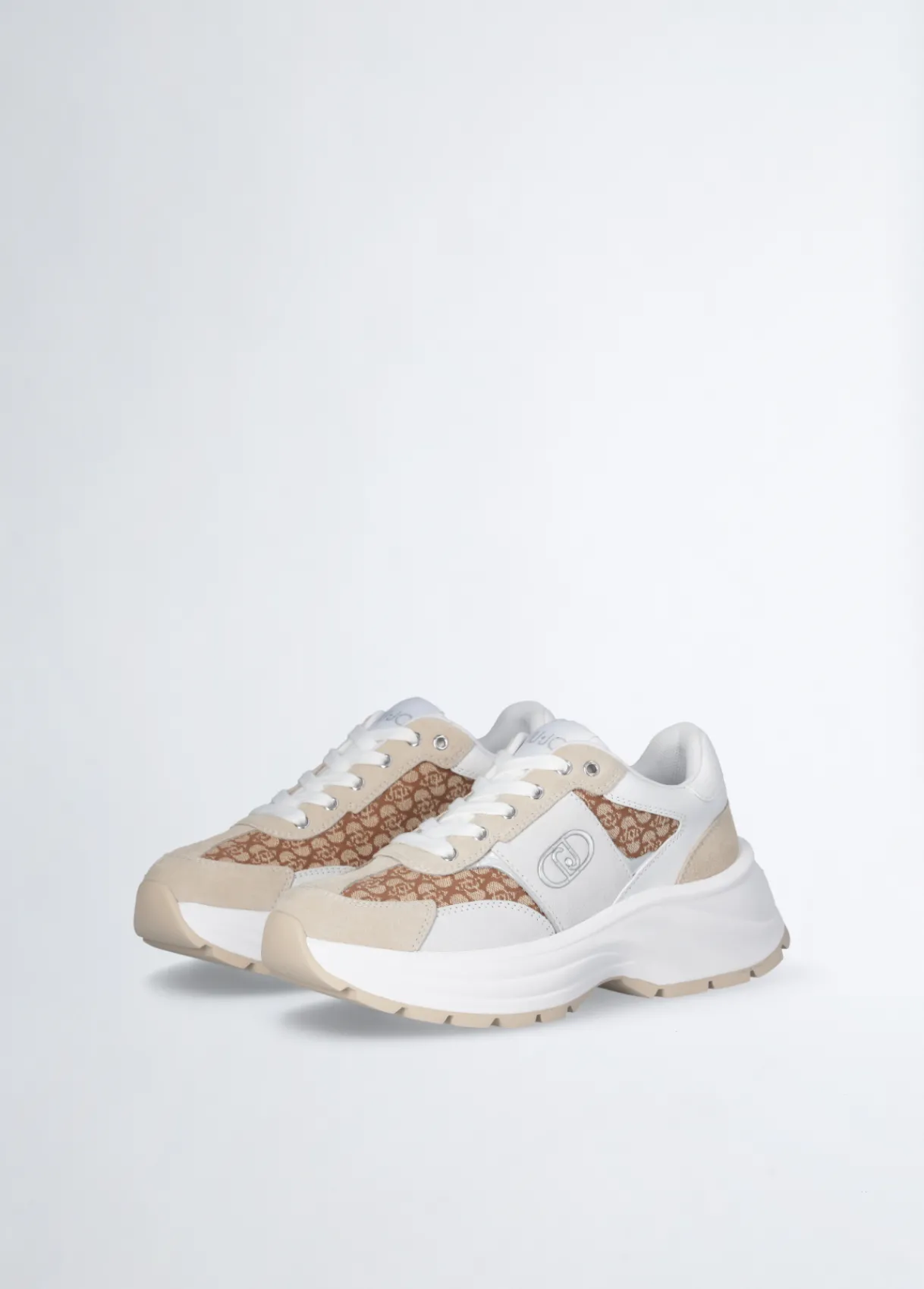 Liu Jo Sneakers monogramme en daim|Femme Sneakers