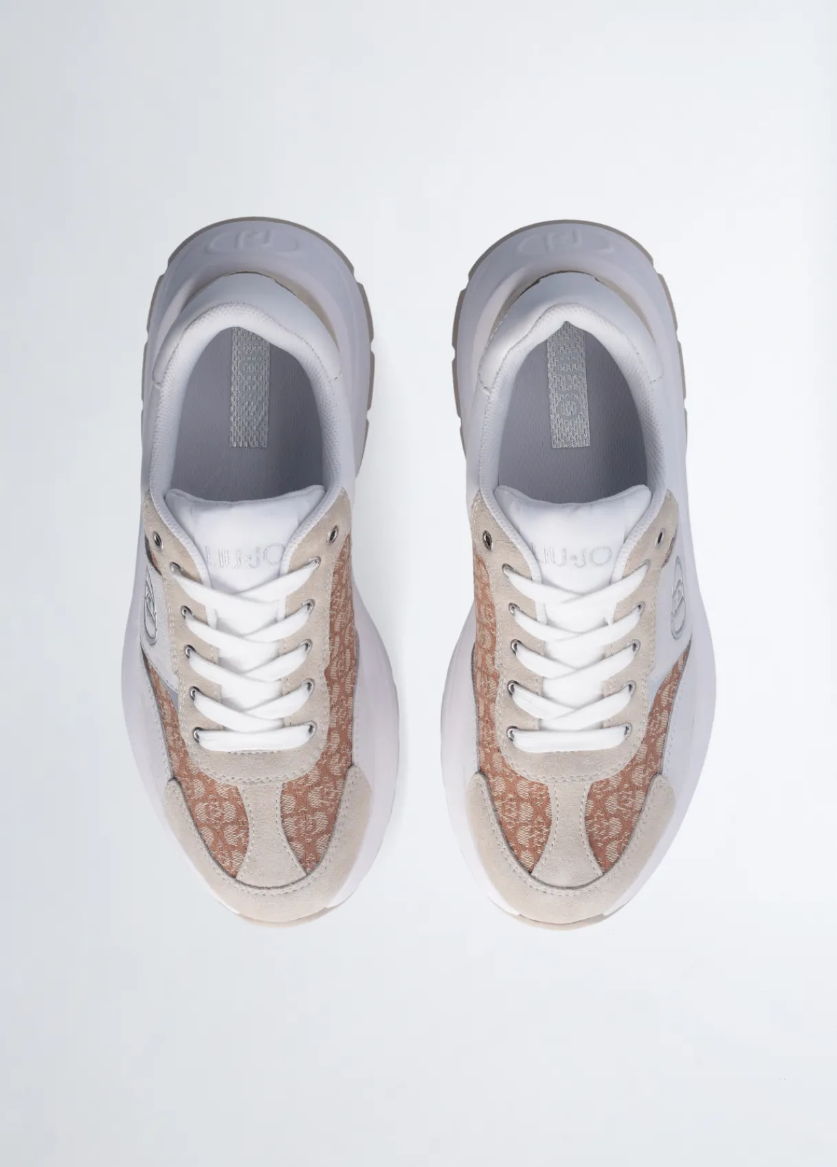 Liu Jo Sneakers monogramme en daim|Femme Sneakers