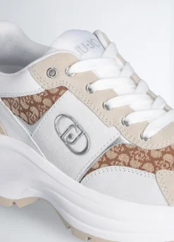 Liu Jo Sneakers monogramme en daim|Femme Sneakers