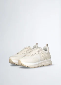 Liu Jo Sneakers plateforme en cuir et mesh|Femme Sneakers