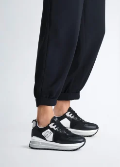 Liu Jo Sneakers plateforme en cuir et mesh|Femme Sneakers