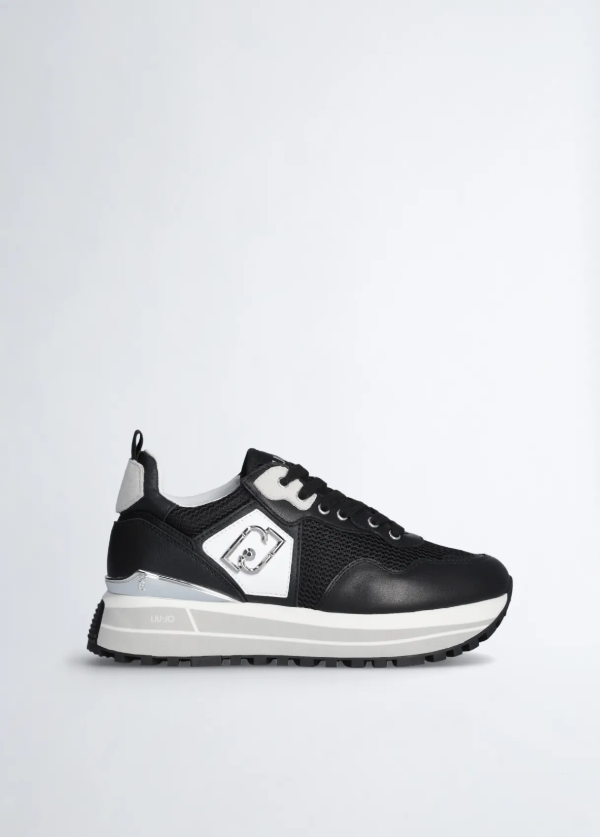 Liu Jo Sneakers plateforme en cuir et mesh|Femme Sneakers