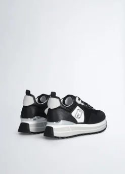 Liu Jo Sneakers plateforme en cuir et mesh|Femme Sneakers
