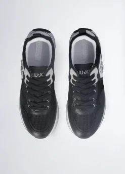 Liu Jo Sneakers plateforme en cuir et mesh|Femme Sneakers