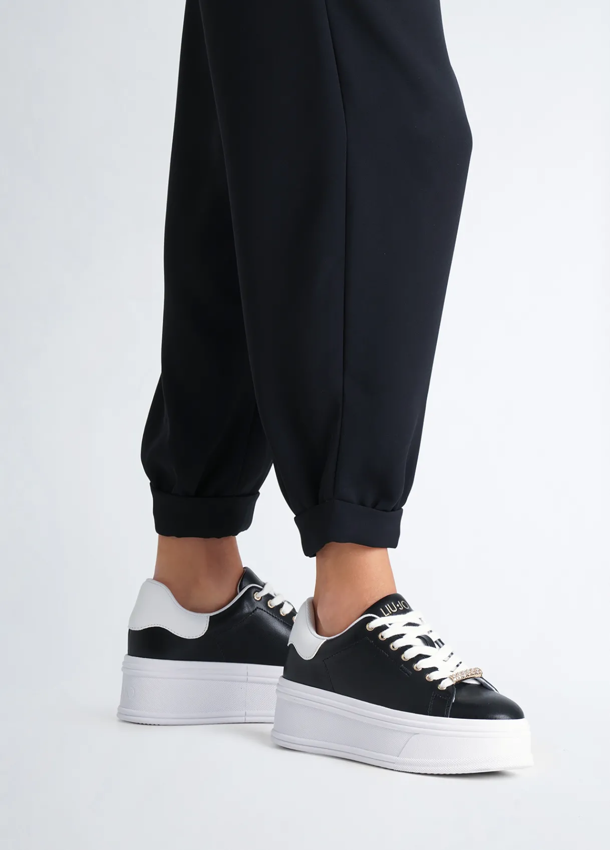 Liu Jo Sneakers plateforme en cuir|Femme Sneakers