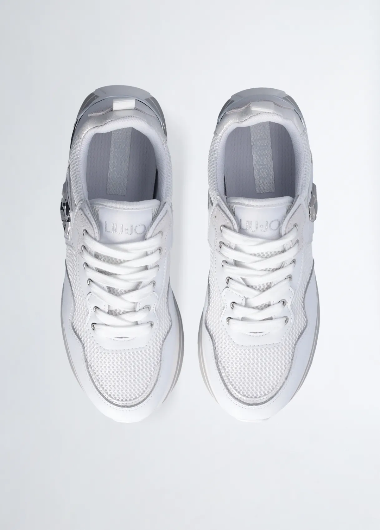 Liu Jo Sneakers plateforme en cuir et mesh|Femme Sneakers