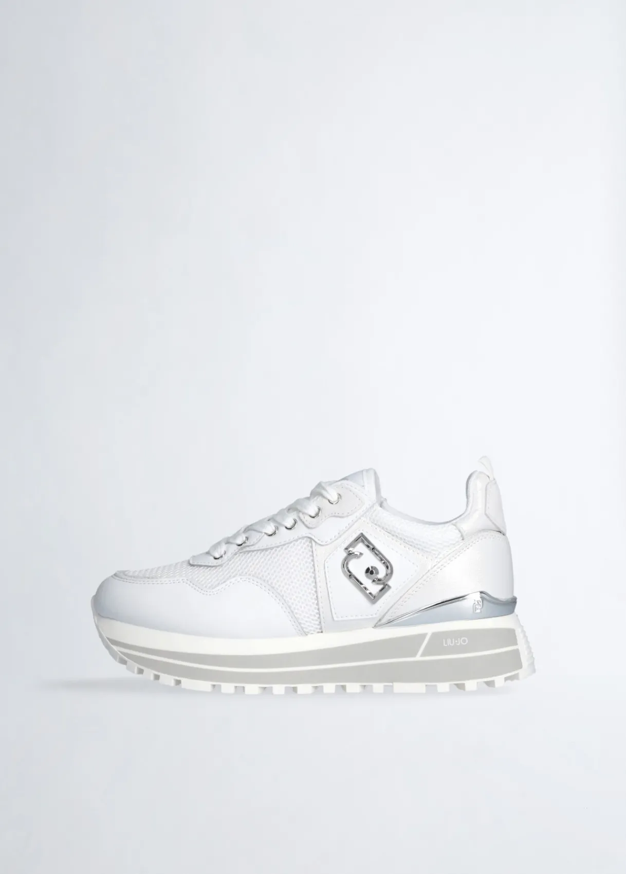 Liu Jo Sneakers plateforme en cuir et mesh|Femme Sneakers