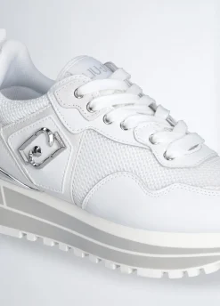 Liu Jo Sneakers plateforme en cuir et mesh|Femme Sneakers