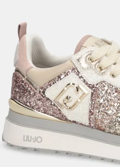 Liu Jo Sneakers plateforme glitter|Femme Sneakers