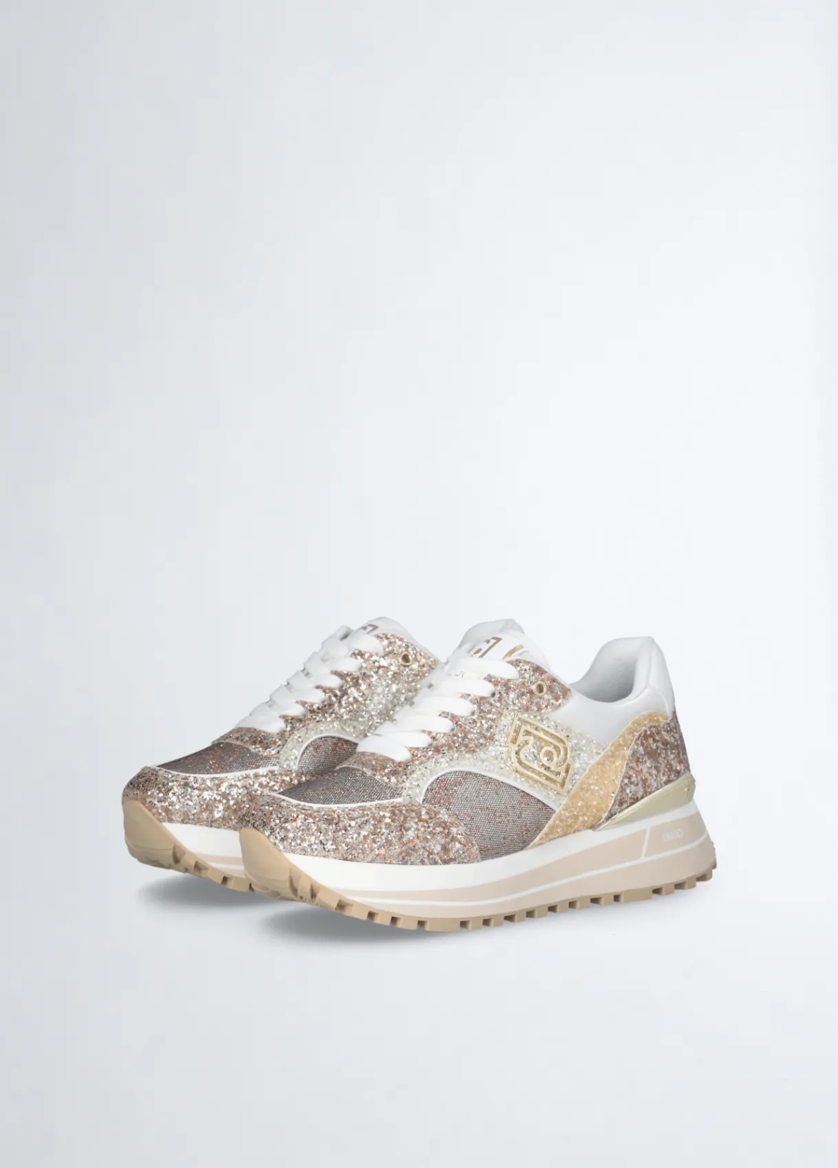 Liu Jo Sneakers platefme glitter|Femme Sneakers