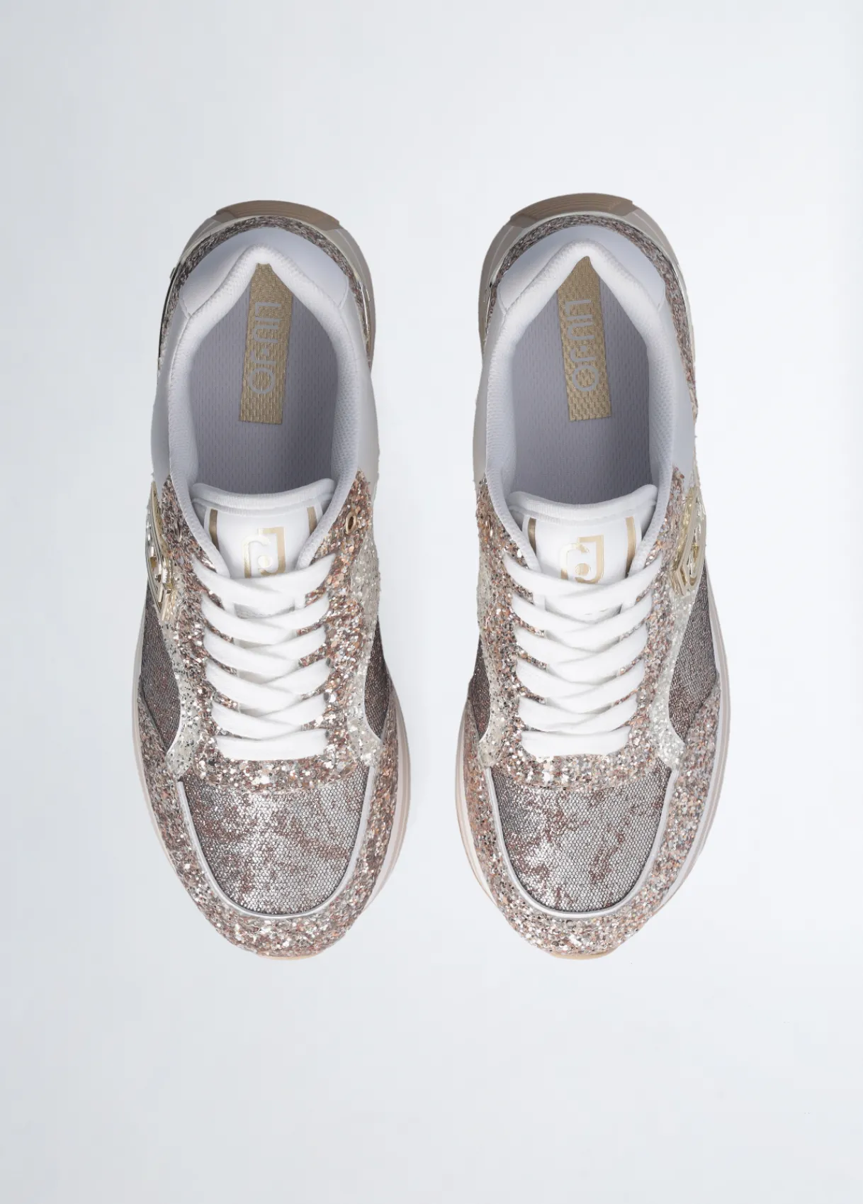 Liu Jo Sneakers platefme glitter|Femme Sneakers