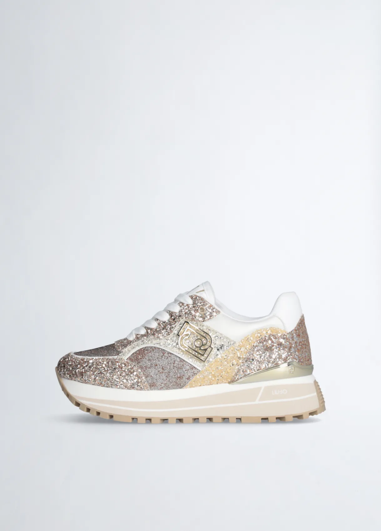 Liu Jo Sneakers platefme glitter|Femme Sneakers