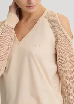Liu Jo Sweat à découpes|Femme Sweat-Shirts|Vêtements De Sport